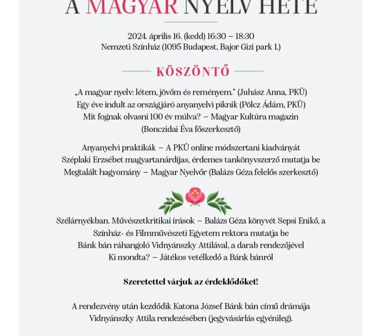 Magyar nyelv hete (2024)