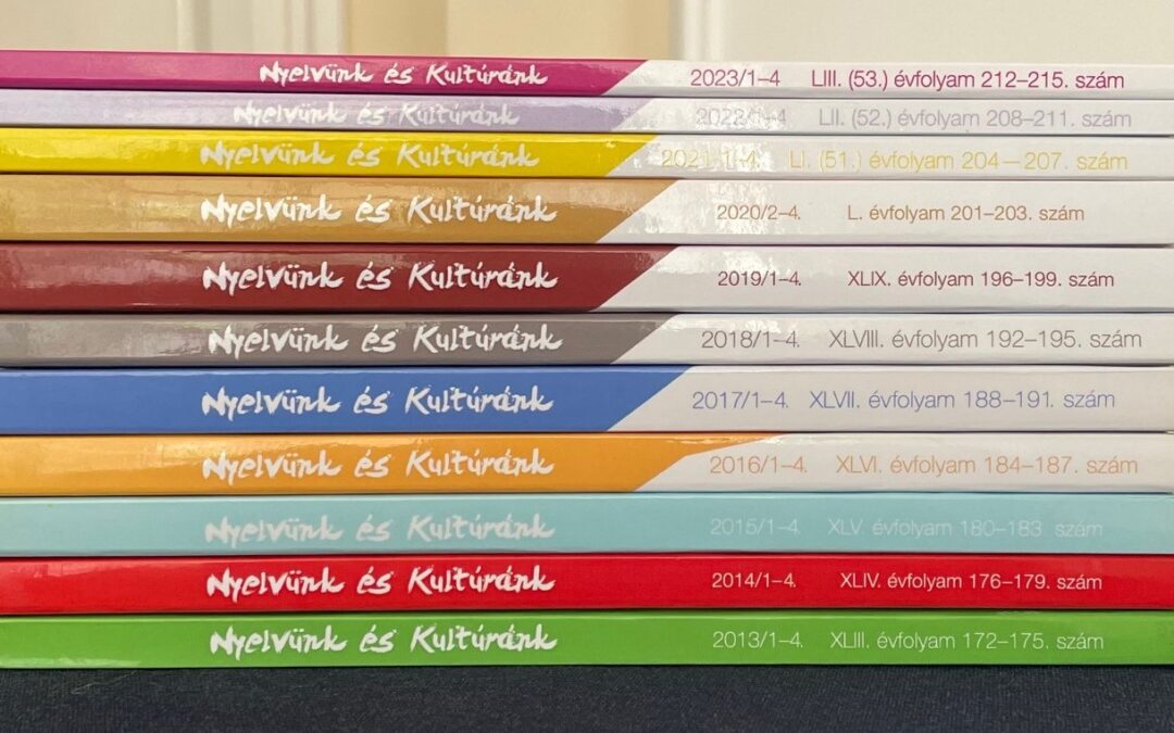 Megjelent: Nyelvünk és Kultúránk 2024/1–4.