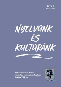 56. évfolyamába lép és megújul a Nyelvünk és Kultúránk