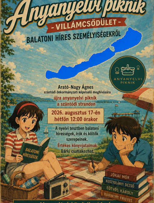 Anyanyelvi piknik a szántódi strandon